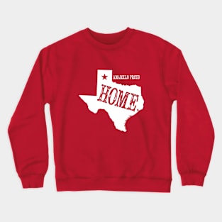 My Home is Amarillo (White Ink) Crewneck Sweatshirt